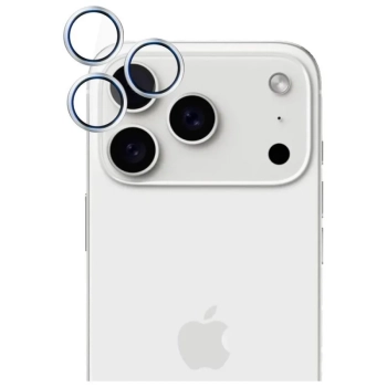 3mk HARDY Lens Protection Pro - Szkło na obiektyw aparatu iPhone 17 Pro / iPhone 17 Pro Max (Silver)
