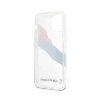 BMW Motorsport Tricolor - Etui iPhone 12 Pro Max (przezroczysty)