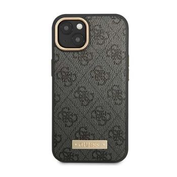 Guess 4G Logo Plate MagSafe - Etui iPhone 14 Plus (czarny)