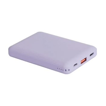 UNIQ Fuele Mini - Power Bank 8000 mAh USB-C 18W Power Delivery (lawendowy)