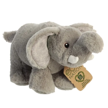 Eco Nation - Pluszowa maskotka / przytulanka Słoń 27 cm Eco-Friendly