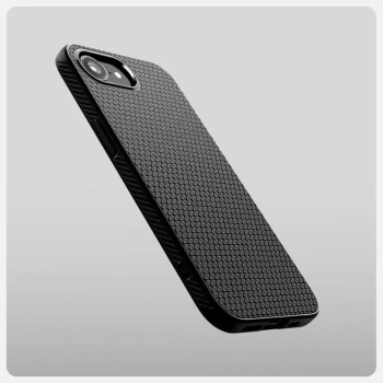 Spigen Liquid Air Mag MagSafe - Etui do iPhone 16e (Matte Black)