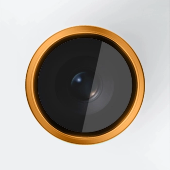 3mk HARDY Lens Protection Pro - Szkło na obiektyw aparatu iPhone 17 Pro / iPhone 17 Pro Max (Orange)