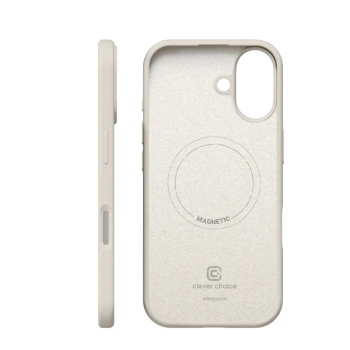 Crong Color Cover Magnetic - Etui MagSafe iPhone 17 (kamienny beż)