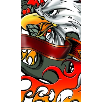 Nexgen Skins - Zestaw skórek na obudowę z efektem 3D Samsung GALAXY S III (Iron Eagle 3D)