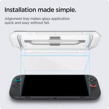 Spigen Glas.TR EZ Fit 2-Pack - Szkło hartowane do Nintendo Switch 2 (2 sztuki)