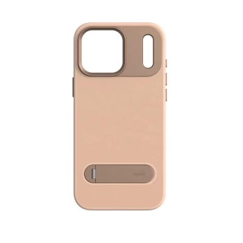 Moshi Kameleon MagSafe - Etui iPhone 17 Pro Max z funkcją podstawki (Milktea Brown)