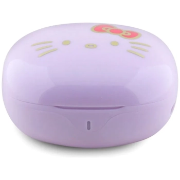 Hello Kitty O Glossy Finish - Słuchawki TWS + etui ładujące (fioletowy)