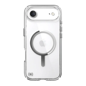 Speck Presidio Perfect Clear MagSafe - Etui iPhone Air (Clear / Silver)