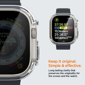 Spigen Ultra Hybrid - Obudowa do Apple Watch Ultra 49 mm (Przezroczysty)