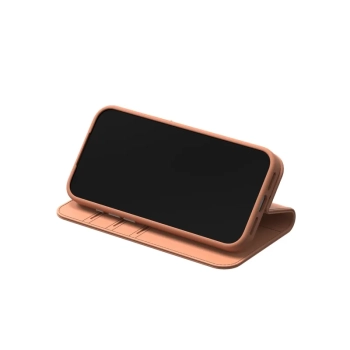 Moshi Overture MagSafe - Skórzane etui 3w1 z klapką iPhone 17 Pro (Misty Coral)