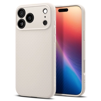 Spigen Liquid Air - Etui do iPhone 17 Pro (Natural Titanium)