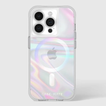 Case-Mate Soap Bubble MagSafe - Etui iPhone 15 Pro (Iridescent)