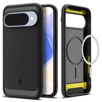 Spigen Rugged Armor Mag MagSafe - Etui do Google Pixel 10 / 10 Pro (Matte Black)