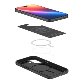 Spigen Thin Fit Mag MagSafe - Etui do iPhone 17 (Black)