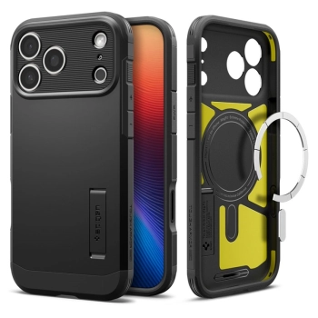 Spigen Tough Armor T Mag MagSafe - Etui do iPhone 17 Pro (Black)