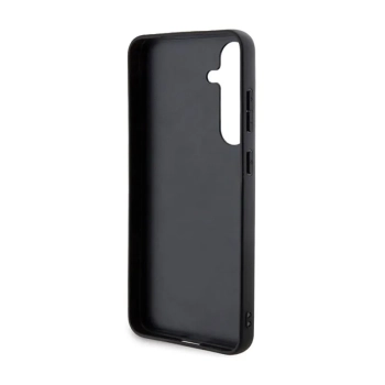 Karl Lagerfeld Saffiano Karl & Choupette Metal Pin - Etui Samsung Galaxy S24+ (czarny)