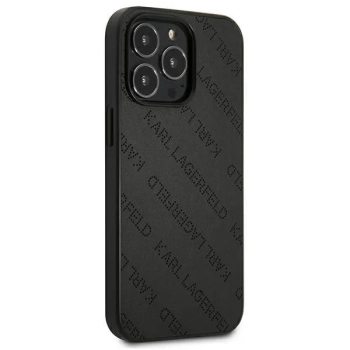 Karl Lagerfeld Perforated Allover - Etui iPhone 13 Pro Max (czarny)