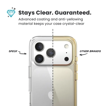 Speck Presidio Perfect-Clear - Etui iPhone 17 Pro (Clear)