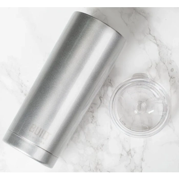 BUILT Vacuum Insulated Tumbler - Stalowy kubek termiczny z izolacją próżniową 600 ml (Silver)