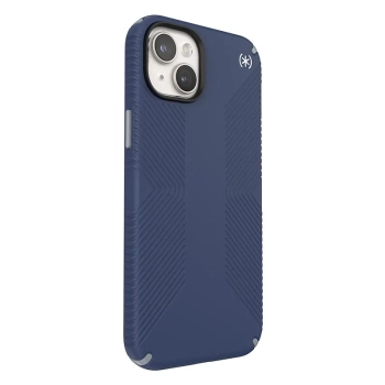 Speck Presidio2 Grip Magsafe - Etui iPhone 15 Plus / iPhone 14 Plus (Coastal Blue / Dustgrey / White)