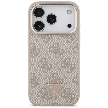 Guess 4G Triangle Logo MagSafe - Etui iPhone 17 Pro (różowy)