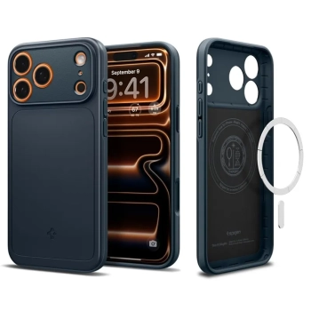 Spigen Thin Fit Mag MagSafe - Etui do iPhone 17 Pro Max (Metal Slate)