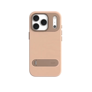 Moshi Kameleon MagSafe - Etui iPhone 17 Pro z funkcją podstawki (Milktea Brown)