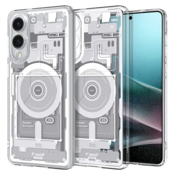 Spigen Ultra Hybrid Mag MagSafe - Etui do Samsung Galaxy S25 Edge (Zero One White)