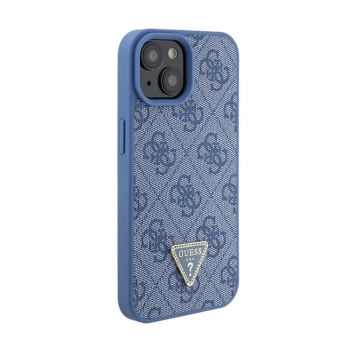 Guess Crossbody 4G Metal Logo - Etui iPhone 15 (niebieski)
