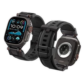 Spigen DuraPro Armor - Pasek do Apple Watch 44/45/46/49 mm (Black Edition)