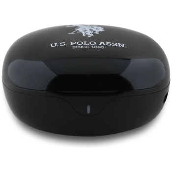 US Polo Assn DH Logo - Słuchawki TWS + etui ładujące (czarny)