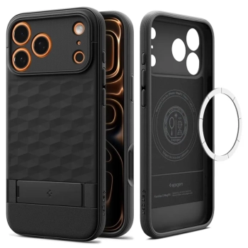 Spigen Parallax S Mag MagSafe - Etui do iPhone 17 Pro (Matte Black)