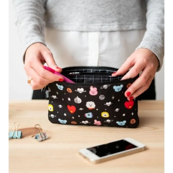 Line Friends BT21 - Piórnik / kosmetyczka z przegródkami