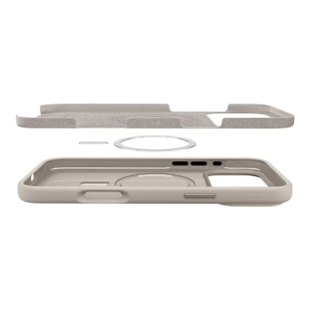 Spigen Silicone Fit Mag MagSafe - Etui do iPhone 17 Pro Max (Stone)