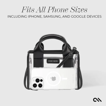Case-Mate Micro Tote Bag - Wodoodporna torba na ramię (Black/Clear)