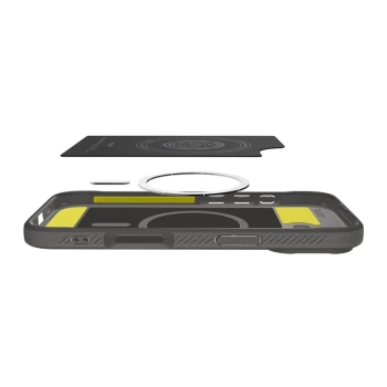 Spigen Rugged Armor Mag MagSafe - Etui do iPhone 17 (Grey)