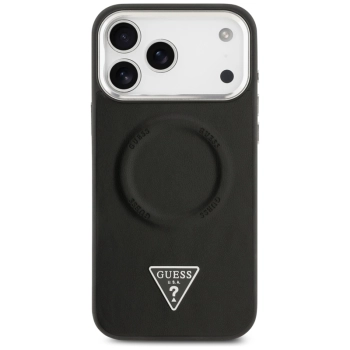 Guess Triangle Logo MagSafe - Etui iPhone 17 Pro Max (czarny)