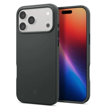 Spigen Silicone Fit Mag MagSafe - Etui do iPhone 17 Pro (Abyss Green)