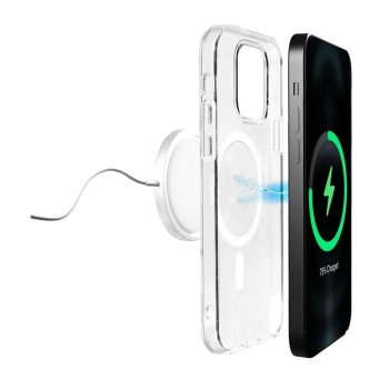 PURO LITEMAG - Etui iPhone 14 Plus MagSafe (przezroczysty)