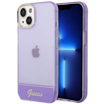 Guess Translucent - Etui iPhone 14 Plus (fioletowy)
