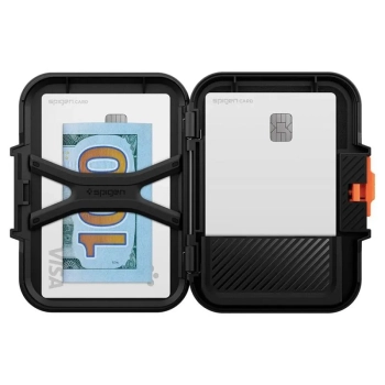 Spigen Lock Fit MagSafe - Portfel magnetyczny (Black)