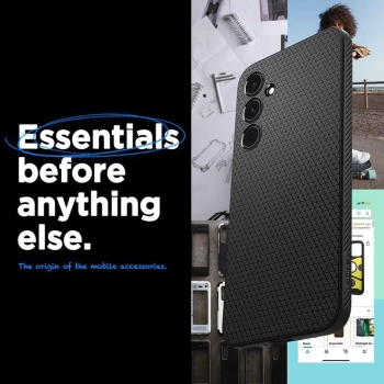Spigen Liquid Air - Etui do Samsung Galaxy A55 5G (Matte Black)