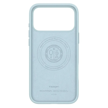 Spigen Silicone Fit Mag MagSafe - Etui do iPhone 17 Pro (Mute Blue)