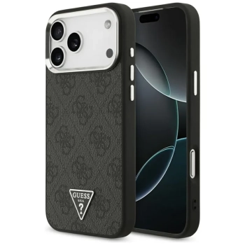 Guess 4G Triangle Logo MagSafe - Etui iPhone 17 Pro Max (czarny)