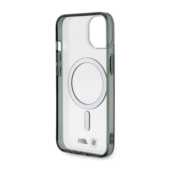 BMW Silver Ring MagSafe - Etui iPhone 14 Plus (Przezroczysty)