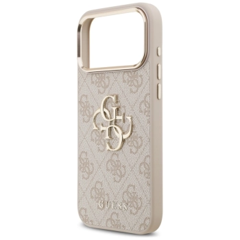 Guess 4G Big 4G Classic Logo - Etui iPhone 17 Pro Max (różowy / złoty)