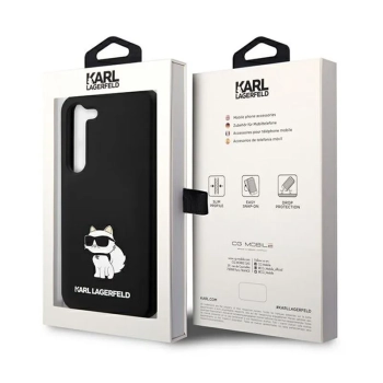 Karl Lagerfeld Silicone Choupette - Etui Samsung Galaxy S24+ (czarny)