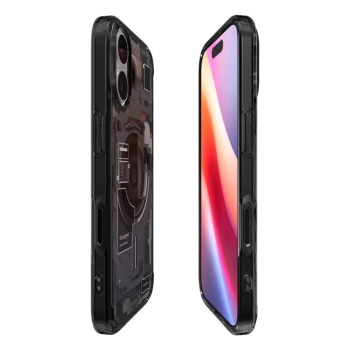 Spigen Ultra Hybrid Mag MagSafe - Etui do iPhone 17 (Zero One Black)