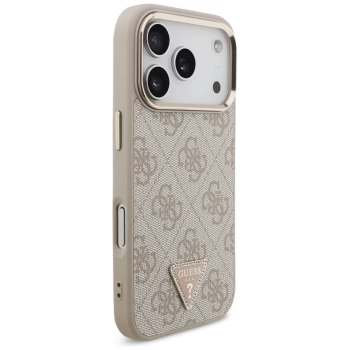 Guess 4G Triangle Logo MagSafe - Etui iPhone 17 Pro (różowy)